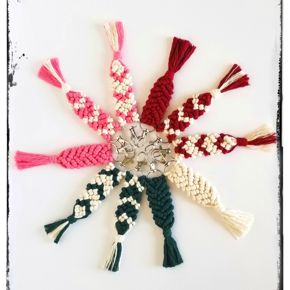 Handmade Macrame Keychains